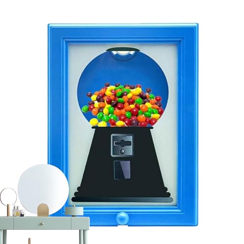 Süßigkeitenspender-Bilderrahmen, Vintage-Stil, hängende Süßigkeitenmaschine, Kunst, Kaugummi-Maschine in einem Rahmen, für Schokolade, Leckereien, Kaugummi, Heimdekoration, Büros, Wohnung, Schlafsaal Süßigkeitenspender-Bilderrahmen, Vintage-Stil, hängende Süßigkeitenmaschine, Kunst, Kaugummi-Maschine in einem Rahmen, für Schokolade, Leckereien, Kaugummi, Heimdekoration, Büros, Wohnung, Schlafsaal von XIAOXIAOYU