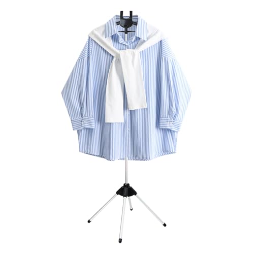 XIAOXIAOYU Dampfgestell Für Kleidung,Zusammenklappbarer Bügel-Dampfständer | Zusammenklappbar Höhenverstellbar Kleiderhalter für Zuhause Studentenheim Kleidung Mäntel von XIAOXIAOYU