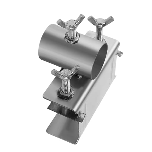 XIAOXIAOYU Deck Railing Umbrella Holder | Einstellbarer Sonnenschirm Klemme | Verstellbare Klemmhalterung Für Sonnenschirme Balkon Terrasse Garten Pool Camping von XIAOXIAOYU