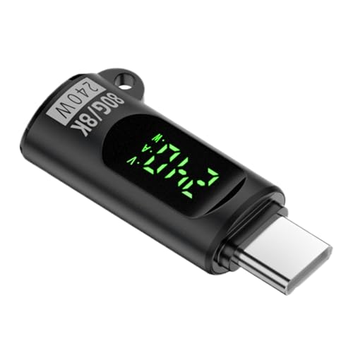 XIAOXIAOYU Digital Anzeigeadapter, Schnellladedaten Connector Plug - 80gbit / s USB4.0 Digitalanzeigeadapter | Echtzeitüberwachungsdatenübertragungswandler für Mobiltelefon -Laptop -Computer -Tablet von XIAOXIAOYU