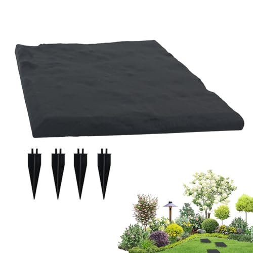 XIAOXIAOYU Garten Trittsteine Set,Pfad Gestaltung Deko - Set mit Bodenhaken für Garten Terrasse Pool Spielplatz Grab Außenbereich Pfad Zierde XIAOXIAOYU Garten Trittsteine Set,Pfad Gestaltung Deko - Set mit Bodenhaken für Garten Terrasse Pool Spielplatz Grab Außenbereich Pfad Zierde von XIAOXIAOYU