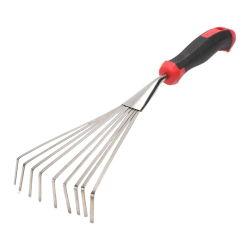 XIAOXIAOYU Gartenrechen - Handgrubber für Gartenarbeit | Manuelles Unkrautjäten Gartenwerkzeug Kurzer Bodencultivator Für Frauen Männer Gärtner XIAOXIAOYU Gartenrechen - Handgrubber für Gartenarbeit | Manuelles Unkrautjäten Gartenwerkzeug Kurzer Bodencultivator Für Frauen Männer Gärtner von XIAOXIAOYU