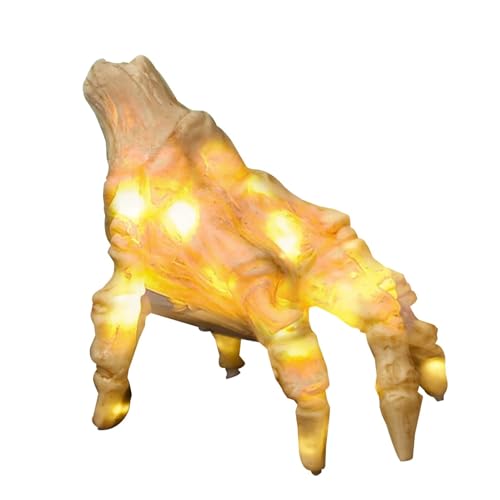 XIAOXIAOYU Halloween Broken Hands – Leuchtende realistische Halloween-Dekoration, gebrochene Hand mit Ton, elektrische Halloween-Requisiten, Gothic-Heimdekoration für Innenbereich, Haus, Garten, Hof XIAOXIAOYU Halloween Broken Hands – Leuchtende realistische Halloween-Dekoration, gebrochene Hand mit Ton, elektrische Halloween-Requisiten, Gothic-Heimdekoration für Innenbereich, Haus, Garten, Hof von XIAOXIAOYU