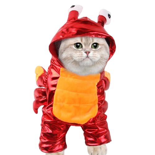 XIAOXIAOYU Halloween-Kostüme für Hunde – Winter-Kapuzenpullover für Haustiere, Süßes oder Leckerli-Outfit, Partykleidung für Katzen, Outdoor, Welpen, Kätzchen, Foto-Requisiten, Feiern von XIAOXIAOYU