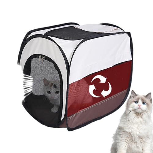 XIAOXIAOYU Katzen Trockenbox | Hunde- & Katzen Trockenkammer Mit Hygienischem Haartrockner | Tragbares Trocken- & Badezubehör Für Haustiere Bei Reisen, Outdooraktivitäten Und Zuhause von XIAOXIAOYU