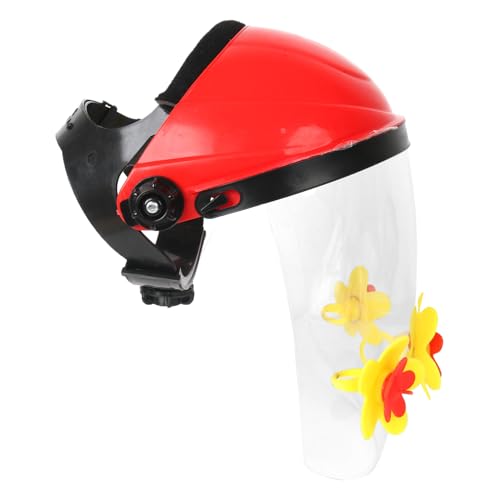 XIAOXIAOYU Kolibri Hut Futterautomat Für Kopf - Kopfbefestigte Vogeltränke | Leichter Blumenschmuck-Helm Für Garten, Terrasse Und Outdoor-Aktivitäten von XIAOXIAOYU