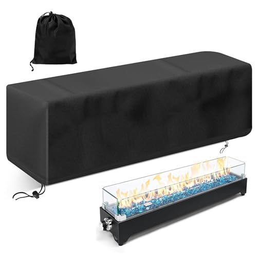 XIAOXIAOYU Outdoor Kamin Abdeckung - Wasserdichter Unterstand für Grill und Feuertisch,Verschleißfeste Quadratische Feuerstelle Abdeckung Für Camping Garten Picknick Terrasse Reisewohnwagen Balkon von XIAOXIAOYU