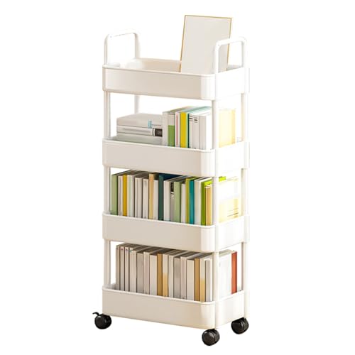 XIAOXIAOYU Rollwagen-Organizer, Rollwagen mit Rädern - Mobiler Mehrzweckwagen,Rollbarer Organisationswagen mit 3/4 Ebenen, Griff und Rädern, multifunktionaler Aufbewahrungswagen für die Küche und das XIAOXIAOYU Rollwagen-Organizer, Rollwagen mit Rädern - Mobiler Mehrzweckwagen,Rollbarer Organisationswagen mit 3/4 Ebenen, Griff und Rädern, multifunktionaler Aufbewahrungswagen für die Küche und das von XIAOXIAOYU