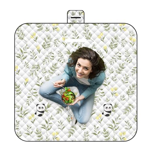 XIAOXIAOYU Strandpicknickdecke, wasserdichte Picknickdecke,Tragbare Picknickdecke - Tragbare wasserdichte antimoistüre sandfeste 59x78in Schöne Teppich für Babyspieltime Camping Wandern von XIAOXIAOYU