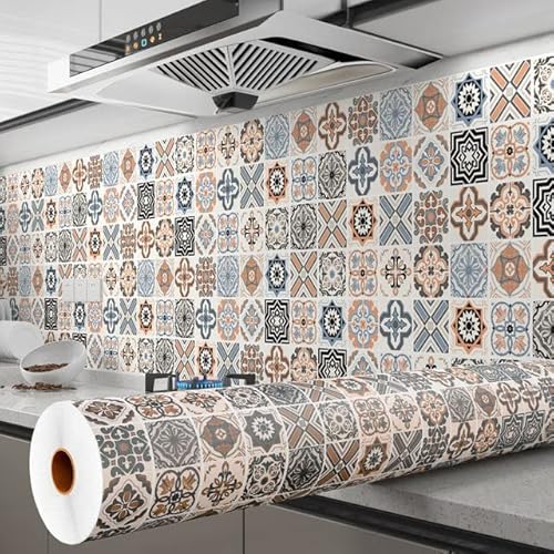 XIAOXIN Küche Ölfester Aufkleber Hochtemperaturverdickung Wasserdicht Selbstklebende Wohnkultur Wandaufkleber Vinyl Moderne Tapete von XIAOXIN