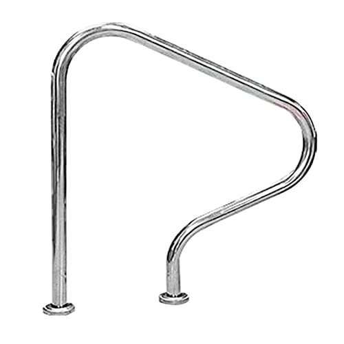 Edelstahl-Handlauf for Schwimmbäder, Sicherheitsgriffe for Rampengeländer, einfach zu montierende Spa-Handläufe for den Einstieg in den Boden(80 * 80cm) von XIAOYIWIN