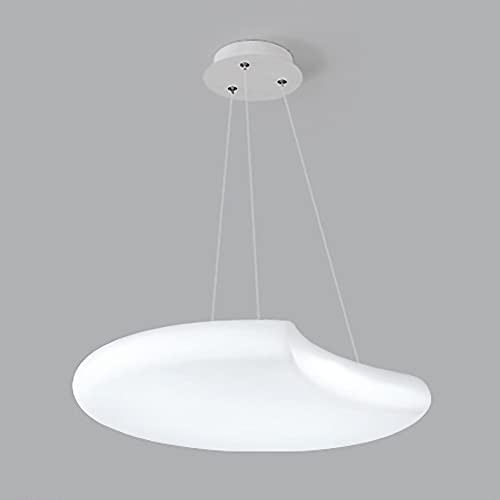 Muschelförmige Acryl-Pendelleuchte, ultradünne Hängelampe fürs Esszimmer, moderner LED-Kronleuchter – 3 Farbmodi, ultradünne Hängelampen fürs Schlafzimmer, Hängeleuchten im minimalistischen Design(40C von XIAOYIWIN