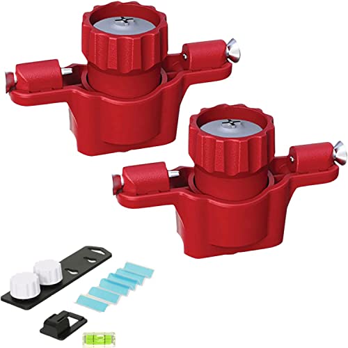 XIAOYIYI Key Hole Companion Tool, Key Hole Companion -no Measuring Needed to Mark Keyhole Slot Fastener Locations on Walls, Cabinets, Etc, Wiederverwendbare SchlüSselloch-aufhänger, Red von XIAOYIYI
