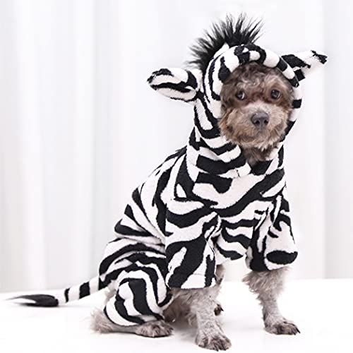 XIAOYU Pet Clothes Puppy Dog Cat Hoodie Warm Sweater Kostüm Halloween Cosplay Party Bekleidung, Pferd, S von XIAOYU