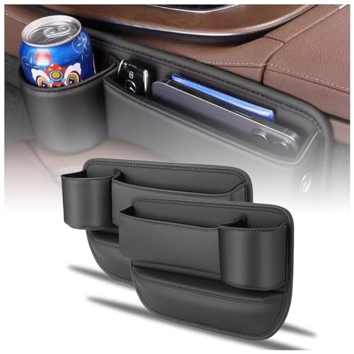 XIAOYUN Autositz-Lückenfüller-Organizer für Kia Sportage 2000-2018 2019 2020 2021 2022 2023 2024 Autositz Lücken Organizer Universal Autositz Gap Plug Lückenstopfen Tuning 2 Stück,Black von XIAOYUN