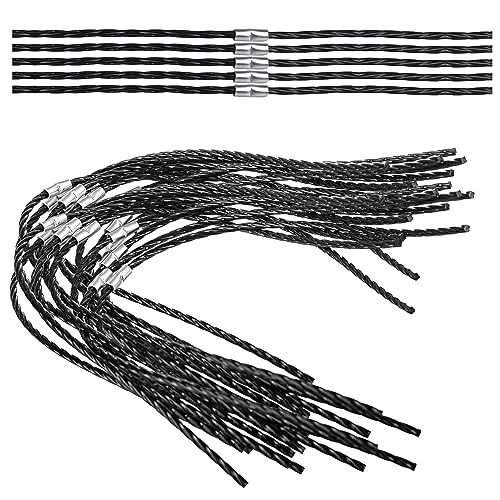 XIAQICA 20 Stück F016800431 Trimmerfaden Freischneider AFS 23 Bis 37 Zubehör Faden Ersatzfaden für Rasentrimmer mähfaden je 37cm x 3,5 mm(Schwarz) von XIAQICA