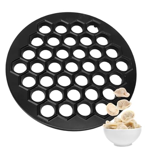 Russische Ravioli-Maschine Russischer Teigtaschenformer Knödel Aluminiumlegierung Pelmeni-Maschine Kunststoff Pelmeni Maker – Knödelform Maschine Presse – Ravioli-Formschneider von XIASABA