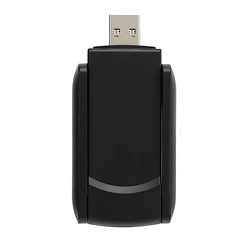 XIASABA 1300m Wireless Network Card 2,4 GHz 5,8 GHz Dual Band USB 3.0 Adapter WiFi Receiver Sender Schwarz Kunststoffschale für Windows Vista XP 2000 7 8 10 Linux und OS X von XIASABA