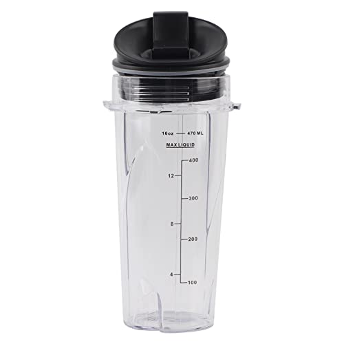 XIASABA 16oz Ersatzbecher Mixer Cup Container mit Flip Deckel für Nutri -Mixzubehör große Kapazität leicht zu reinigen Lebensmittelqualität PP Material Compact und Lightweig XIASABA 16oz Ersatzbecher Mixer Cup Container mit Flip Deckel für Nutri -Mixzubehör große Kapazität leicht zu reinigen Lebensmittelqualität PP Material Compact und Lightweig von XIASABA