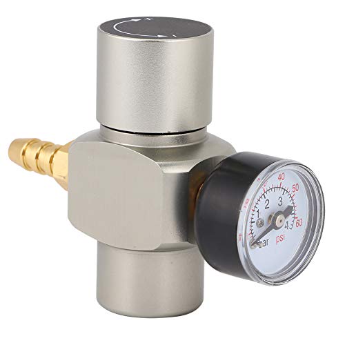 XIASABA 3/8in Quick Connector CO2 Mini Regulator Pressure Gauge Ideal for Soda Container and Beer Keg Quality Stainless Steel Small Size Light Weight 0 45psi Regulator 5/16in Bar XIASABA 3/8in Quick Connector CO2 Mini Regulator Pressure Gauge Ideal for Soda Container and Beer Keg Quality Stainless Steel Small Size Light Weight 0 45psi Regulator 5/16in Bar von XIASABA