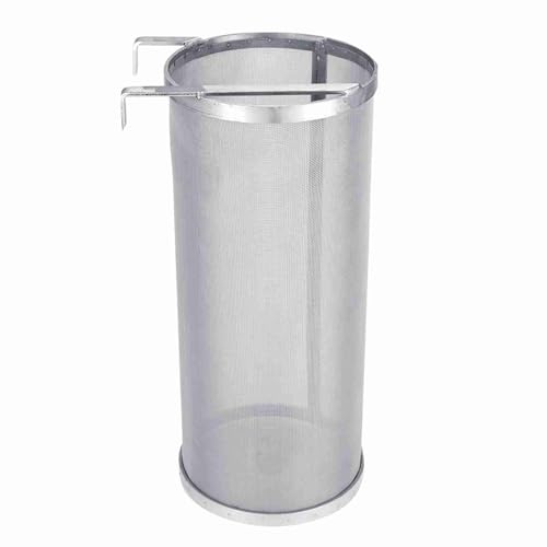 XIASABA 300 Micron Stainless Steel Homemade Brew Beer Hop Mesh Filter Strainer #2 15 x 35cm Safe Easy To Clean And Alkali Anti Long Lifespan Ensures Purer Taste Helps Reduce (15 * 35cm) von XIASABA