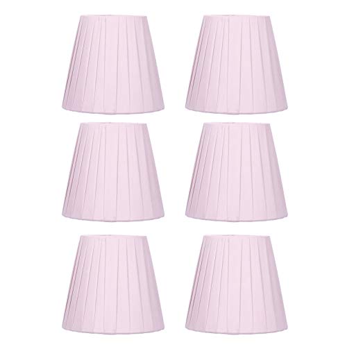 XIASABA 6PCS Kronleuchter Stofflampenschirm Wandlampe auf Cover Shades Moderne einfache ation für Zuhause mit ausgewählten Stoffen Antibekleidung und seidig nicht leicht zu von XIASABA