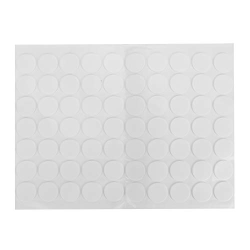 XIASABA 70pcs Rundaufkleber Acryl transparent doppelseitig Klebeband ideal zum Befestigen von Vasen Keramikdekorationen Poster Gemälde Papierstreifen Kunstwerke und Urlaubskode von XIASABA