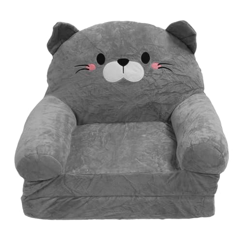 XIASABA Der Beste Freund Babys: Weiche und sichere Couch Kleinkindstuhl Plüsch bequemer Sitzplatz des Armlehnensofas des Bodens zum Nickerchen zum Nickerchen (2 Tier) von XIASABA