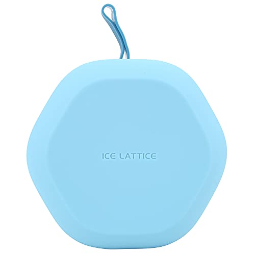 XIASABA Haushalt Mini Silicon Ice Form DIY Ice Tablett Maker Küche Vorräte in gelb und blau Lebensmittelqualität FDA Silikon Material Verschleiß weich unabhängiger Fach Desig (Hellblau) von XIASABA