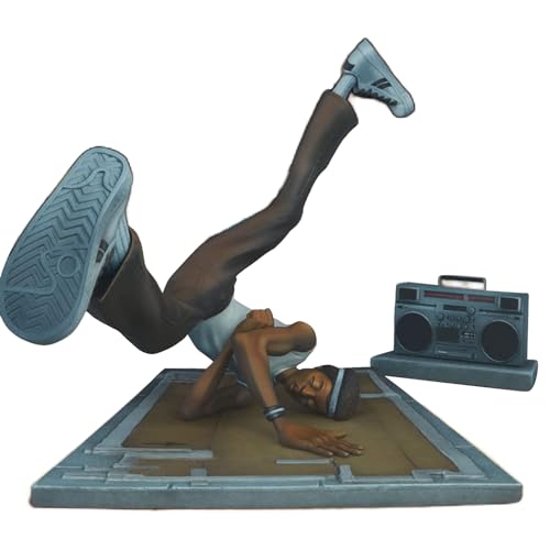 XIASABA Hip Hop Figur Modell Ornament 20 x 12 x 12 cm Hip Hop Skulptur2 cm Hip Hop Skulptur Hip Hop Elemente Figuren Graffiti Künstler Rap Sänger DJ Breaking Dancer (B-Junge) von XIASABA