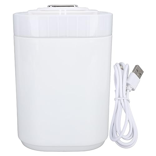 XIASABA Portable Mini Humidifier With Moon White Design And Large Capacity Ideal For Home Bedroom Featuring Desktop RGB Ambient Light von XIASABA