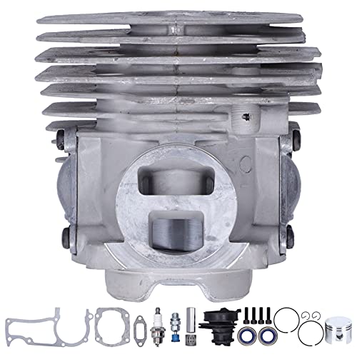 XIASABA Premium 50mm Cylinder Piston Intake Gasket Kit Designed for 365 XTorq 372XP XTorq 372 XP Chainsaw Quality Aluminium Alloy Material Wear Long Service von XIASABA