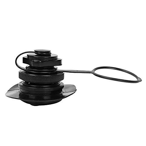 XIASABA TPU Nozzle Octagonal Valve Inflatable Kayak Boat Valve Nozzle Base PVC Black Quality Durable Backup for Inflatable Spa Preventing Air Leaks (Black) von XIASABA