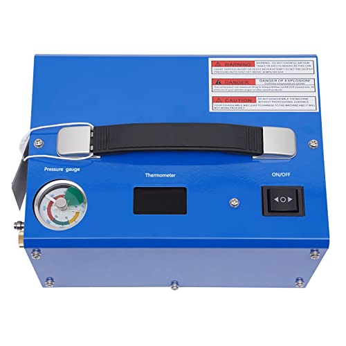 4500psi PCP-Luftkompressor，Hoch Druckluft Pumpe Kompressor 30MPa/300Bar Luftkompressor Pumpe 250W Schwarz Kompressoren mit Transformator,öl-/wasserfrei von XIAYUHE