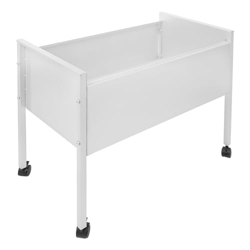 Hängemappenwagen Aktenschrank,Rollbarer Aktenschrank für Hängemappen,30kg Tragfähigkeit,70x37x60cm,für Büros, Konferenzräume, Arbeitszimmer,Silber von XIAYUHE