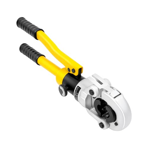 Hydraulik Presszange,8 Tonnen Rohrpresszange 16-32mm,TH16/TH20/TH25/TH32 Presszange Verbundrohr,Crimpzange Fitting Tools,Presswerkzeug Mit 360° Drehbarem Kopf von XIAYUHE