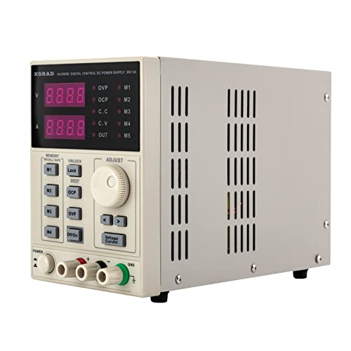 Labornetzteil Labornetzgerät,30V 5A Programmierbares Labornetzgerät,Konstantstrom/Konstantspannung,0.01V 0.001A Hochpräzisem,Spannungswandler,Schwarz Labornetzteil Labornetzgerät,30V 5A Programmierbares Labornetzgerät,Konstantstrom/Konstantspannung,0.01V 0.001A Hochpräzisem,Spannungswandler,Schwarz von XIAYUHE