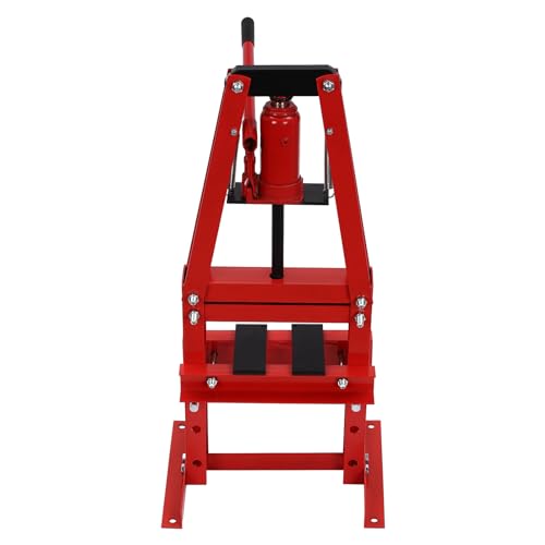Werkstattpresse Hydraulikpresse,6T Hydraulische Ladenpresse,Hydraulische Presse mit Platten,Schlaganfall 130mm,Rot,für Autoreparaturen, Maschinenwerkstätten Werkstattpresse Hydraulikpresse,6T Hydraulische Ladenpresse,Hydraulische Presse mit Platten,Schlaganfall 130mm,Rot,für Autoreparaturen, Maschinenwerkstätten von XIAYUHE