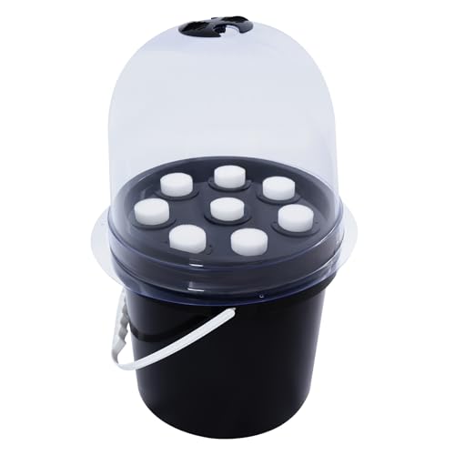 XIAYUHE Hydroponic System,8 Löcher Hydroponics Growing Organisation Kit mit Intervall-Zyklus-Timer,Fog Culture Hydroponische Eimer Organisation,für Gärten,Balkonen XIAYUHE Hydroponic System,8 Löcher Hydroponics Growing Organisation Kit mit Intervall-Zyklus-Timer,Fog Culture Hydroponische Eimer Organisation,für Gärten,Balkonen von XIAYUHE