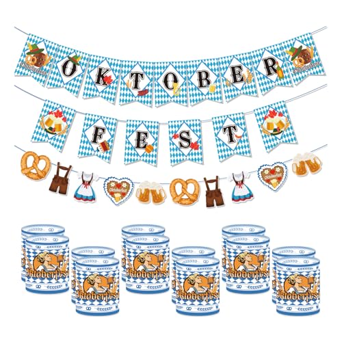 Deko Tischdeko Deko Oktoberfest Deko Set (Oktoberfest 3) von XIAZHDZ