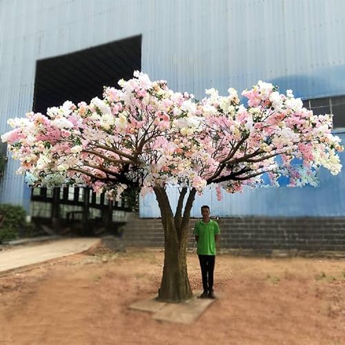 Natürlicher künstlicher Kirschblütenbaum/Kunstpflanze aus Seidenblume für Veranstaltungen, Partys, im Freien/mehrfarbiger FRP-Kunstbaum 3,5 * 3,5 m Feito na China von XIBANY