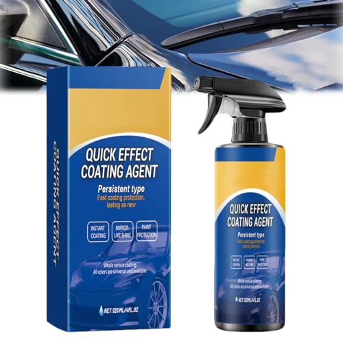 Bgnie Car Coating Spray, Advanced Car Quick-Acting Coating Agent Spray, Quick Effect Coating Agent for Cars, for Cleaning & Polishing & Scratch Repais (1pcs) von XIBHDN