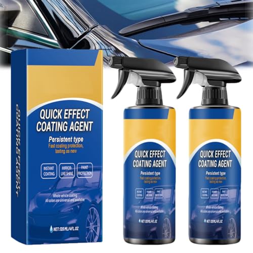 Bgnie Car Coating Spray, Advanced Car Quick-Acting Coating Agent Spray, Quick Effect Coating Agent for Cars, for Cleaning & Polishing & Scratch Repais (2pcs) von XIBHDN