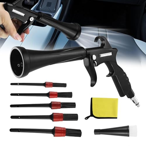 General Twister - Pneumatic Blow-Out Tool, Blow out Tool Car Detail, Upgraded Car Detailing Air Blower Gun, High Pressure Air Nozzle Blow Guns, Quickly Blasts Dirt and Dust of Surface (Bearing type) von XIBHDN