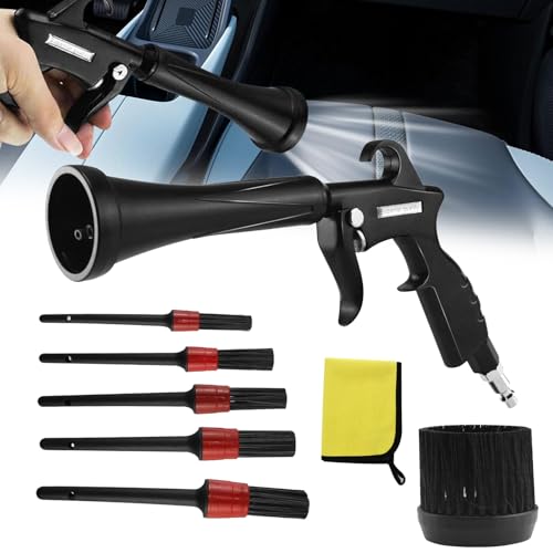 General Twister - Pneumatic Blow-Out Tool, Blow out Tool Car Detail, Upgraded Car Detailing Air Blower Gun, High Pressure Air Nozzle Blow Guns, Quickly Blasts Dirt and Dust of Surface (Plastic type) von XIBHDN