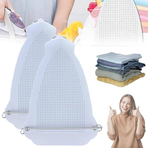 Universal Iron Protective Cover Shield, Iron Shield for Ironing, Iron Protective Cover - Prevents Burn Sticking, Irons Covers to Improve Ironing Results (2pcs, 0.2mm) von XIBHDN