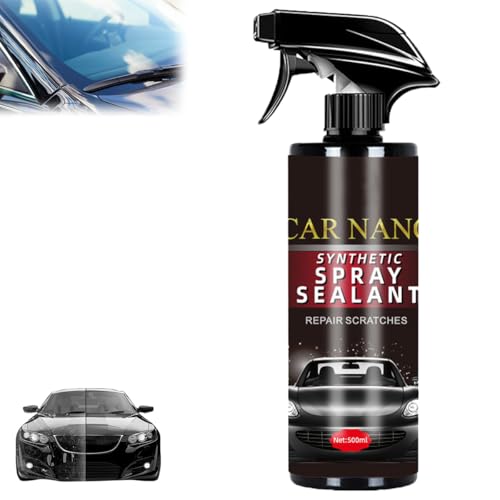 X9 Car Nano Synthetic Spray Sealant, X9 Nano Synthetic Spray Sealant, Quick Effect Coating Agent for Cars, Coatings Renewal Agent Spray, Long-Lasting Shine (1pcs, One Size) von XIBHDN