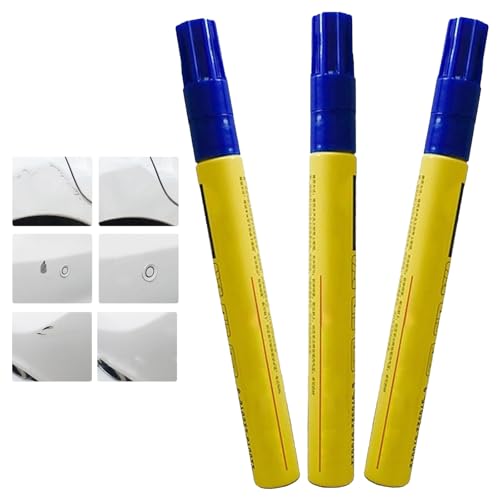 XIBHDN Egoryspecies Car Color Pen,Car Touch up Paint Fill Paint Pen,Quick Cars Paints Scratch Repair Tool,Car Scratch Repair Pen,Optional corresponding car color (3Pcs-Blue) von XIBHDN