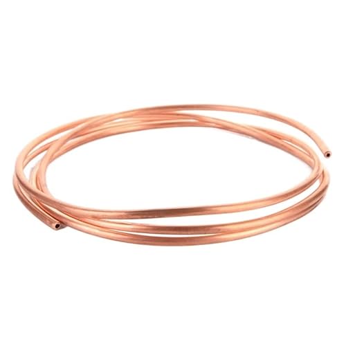 XIBIO 99,9% weiches Kupferrohr Kupferspule 2/3/4/6/8/10/12/16/19/22mm Klimaanlagenrohr Rotkupfer for Klimaanlage 1St (Color : 1Meter, Size : 3x1mm) von XIBIO