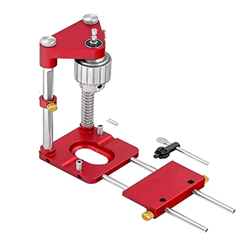 XIDIT 1 x Bohrer-Locator aus Aluminiumlegierung, Bohrschablone, Bohrschablone, praktisches Werkzeug für die Holzbearbeitung, Bohrschablone von XIDIT
